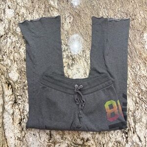 Y2K Pink Low Rise Flare Sweatpants